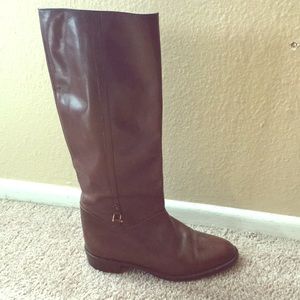 Vintage Gucci Irene Brown Leather Riding Boots